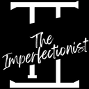 Logo of the Imperfectionist with T and I as pillars and the brand name in betweem